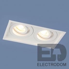 Встраиваемый светильник Elektrostandart 1071/2 MR16 WH белый - цена и фото