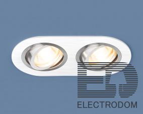 Встраиваемый светильник Elektrostandart 1061/2 MR16 WH белый - цена и фото
