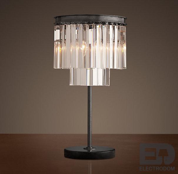 Настольная лампа RH 1920s Odeon Clear Glass Table Lamp Loft Concept 43.096 - цена и фото