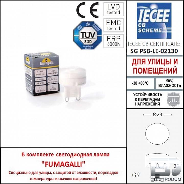 Встраиваемый светильник Fumagalli Teresa 2L1.000.000.LXZ1L - цена и фото 6