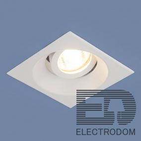 Встраиваемый светильник Elektrostandart 6069 MR16 WH белый - цена и фото