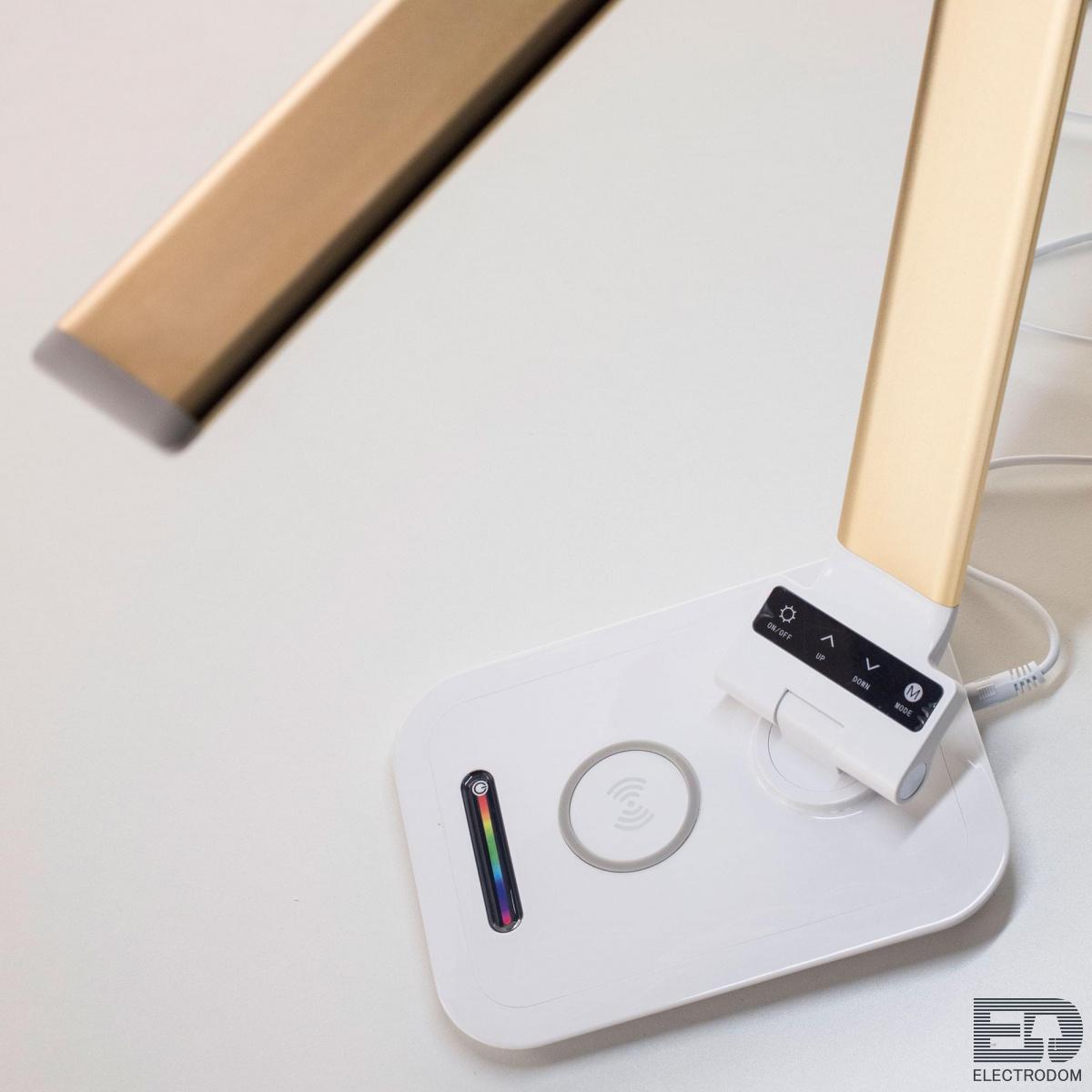 Настольный светильник светодиодный с RGB+USB+Qi Citilux Ньютон CL803012 - цена и фото 12