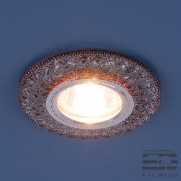 Встраиваемый точечный светильник со светодиодной подсветкой Elektrostandart 2180 MR16 SB дымчатый - цена и фото