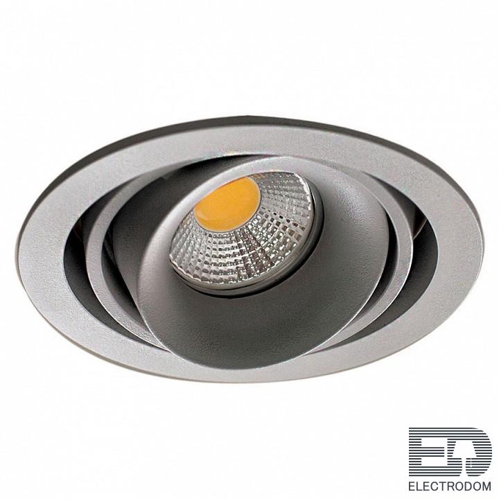 Встраиваемый светильник Donolux DL18615 DL18615/01WW-R Silver Grey/Black - цена и фото