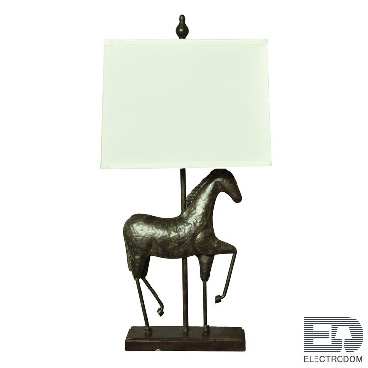 Настольная лампа Iron horse Loft Concept 43.028.CR.BL.T1B - цена и фото