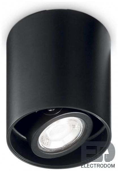 Потолочный светильник Ideal Lux Mood PL1 D09 Round Nero 243924 - цена и фото