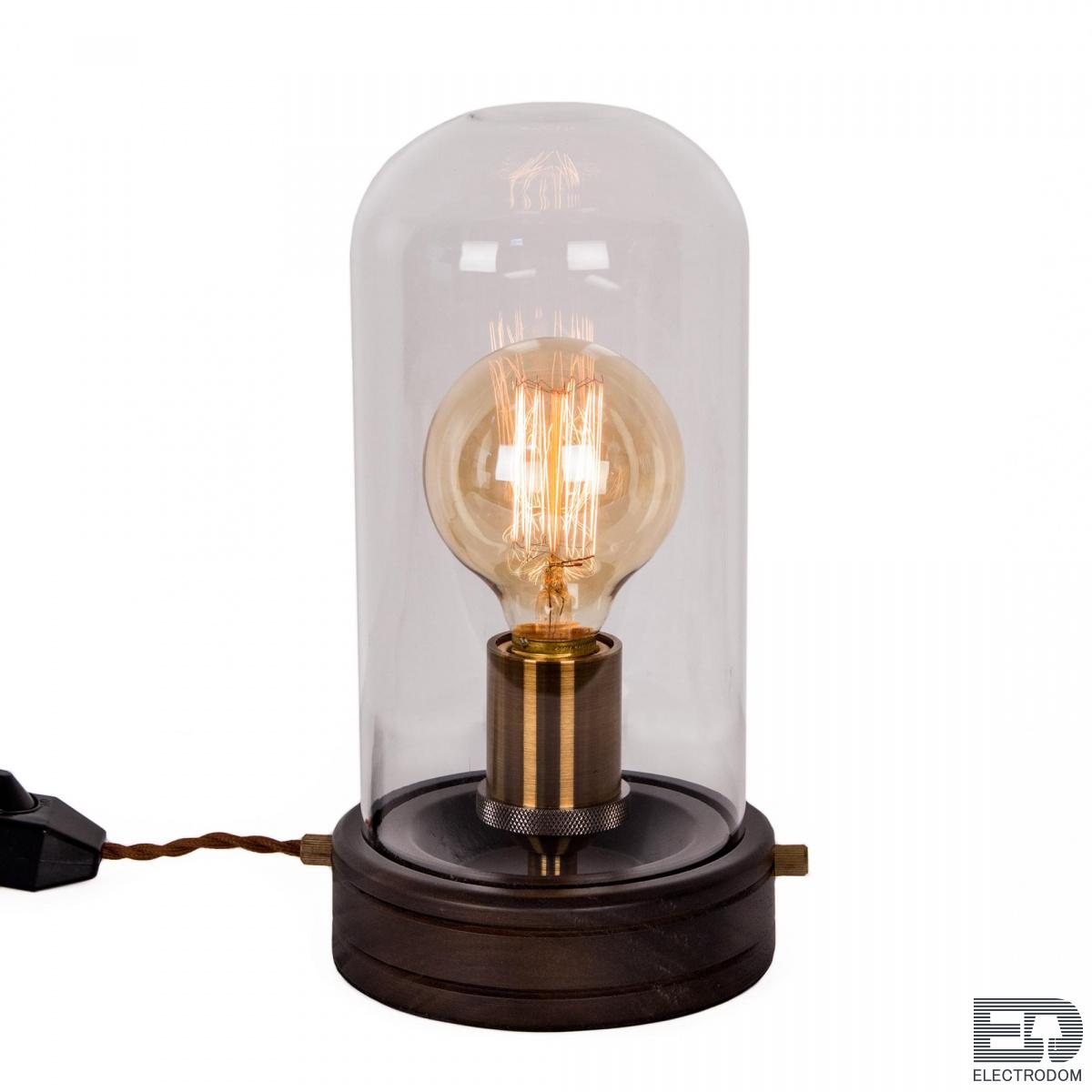Настольный светильник Citilux Эдисон CL450801 Бронза + Венге - цена и фото 4