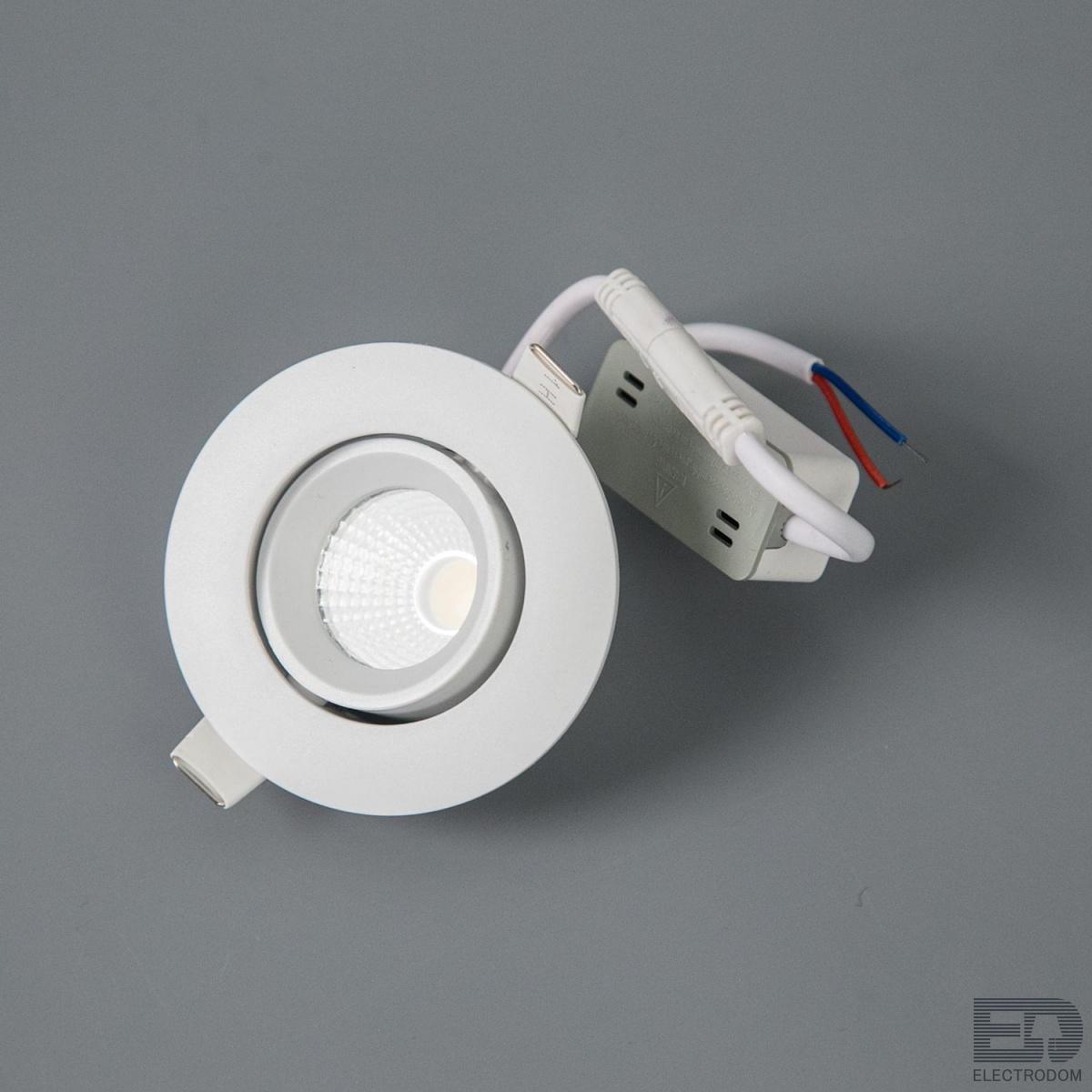 Встраиваемый светильник светодиодный Citilux Каппа CLD0053W Белый - цена и фото 4
