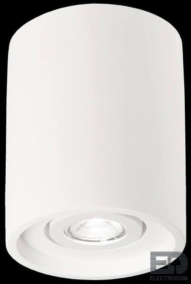 Потолочный светильник Ideal Lux Oak PL1 Round Bianco 150420 - цена и фото 2