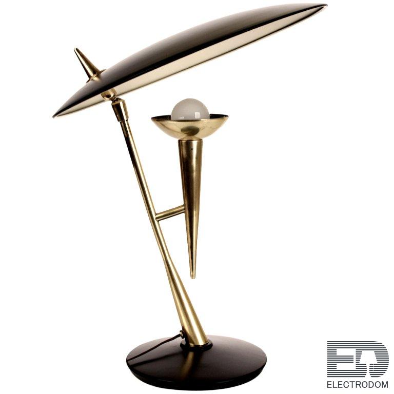 Настольная лампа Stilnovo Desk / Table Lamp Brass Gold Black Loft Concept 43.388.RU.20.LC - цена и фото