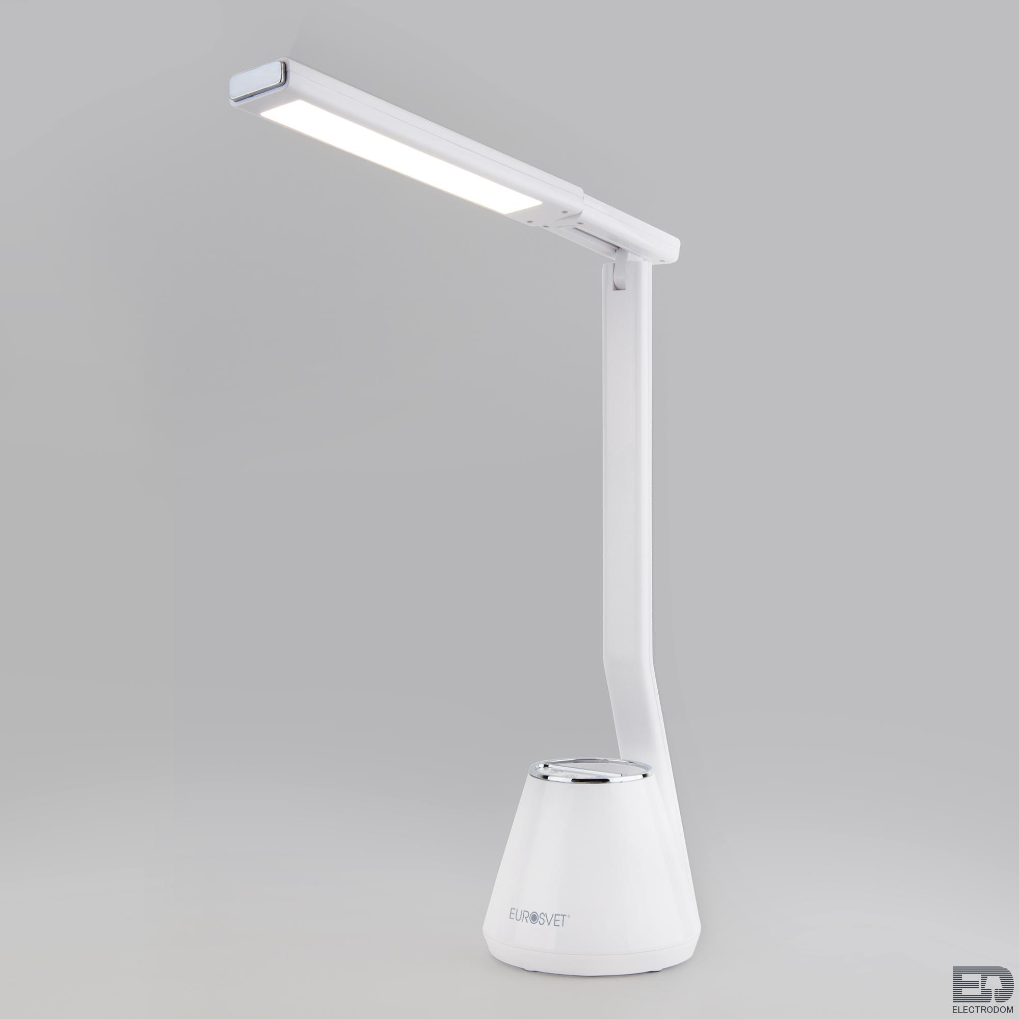Настольная светодиодная лампа Elektrostandart 80421/1 белый - цена и фото
