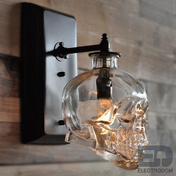 Бра Череп Glass Skull Loft Concept 44.039 - цена и фото