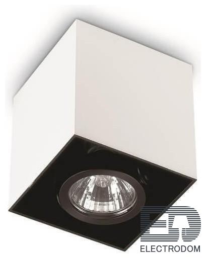 Потолочный светильник Ideal Lux Mood Pl1 D09 Square Bianco 140902 - цена и фото