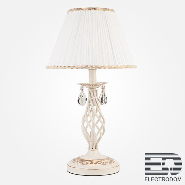 Декоративная настольная лампа Eurosvet Amelia 10054/1 белый с золотом (00000079084) - цена и фото