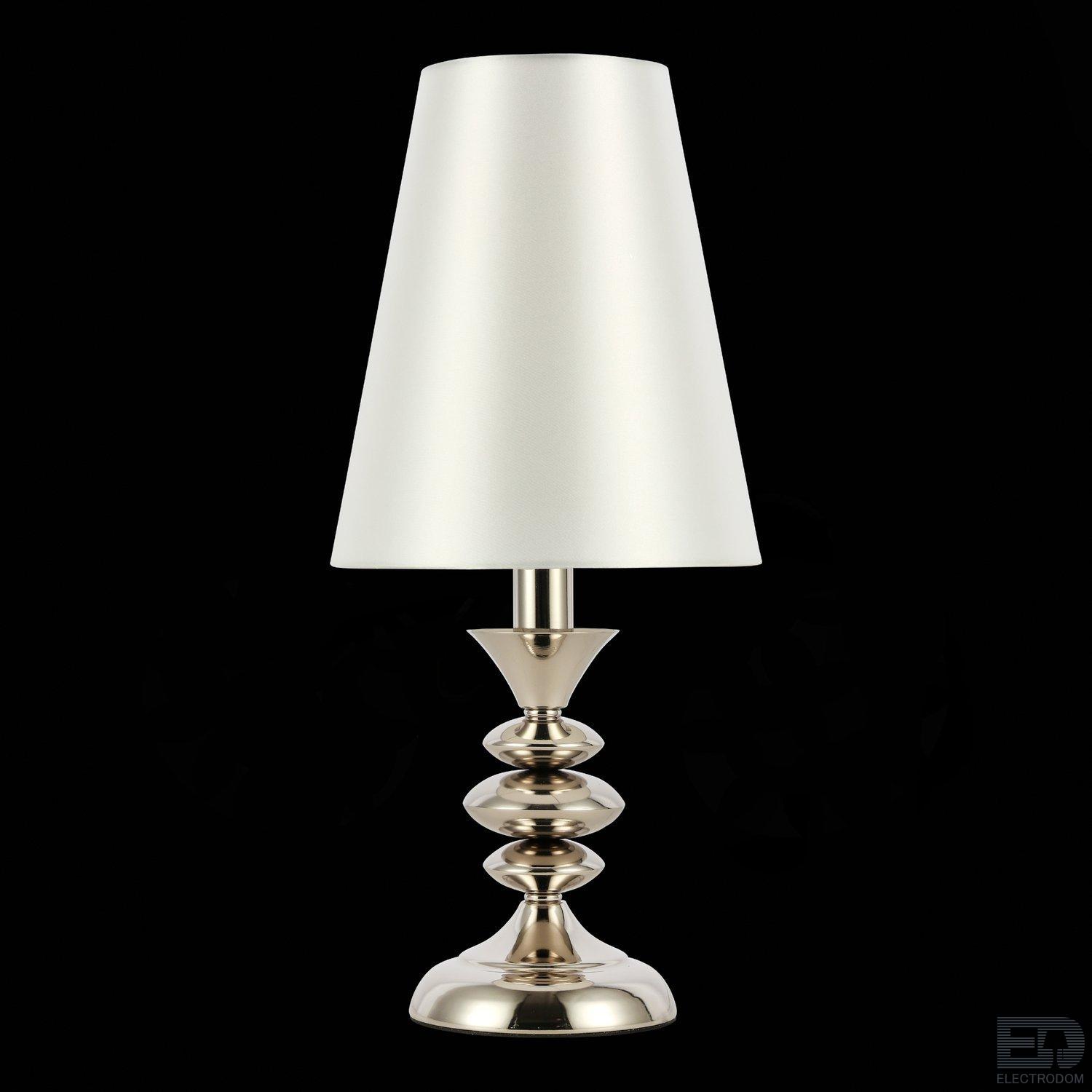 SL1137.104.01 Прикроватная лампа Никель/Белый E14 1*40W - цена и фото 4