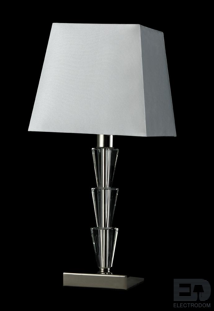 Настольная лампа Crystal Lux MARSELA LG1 NICKEL - цена и фото 2