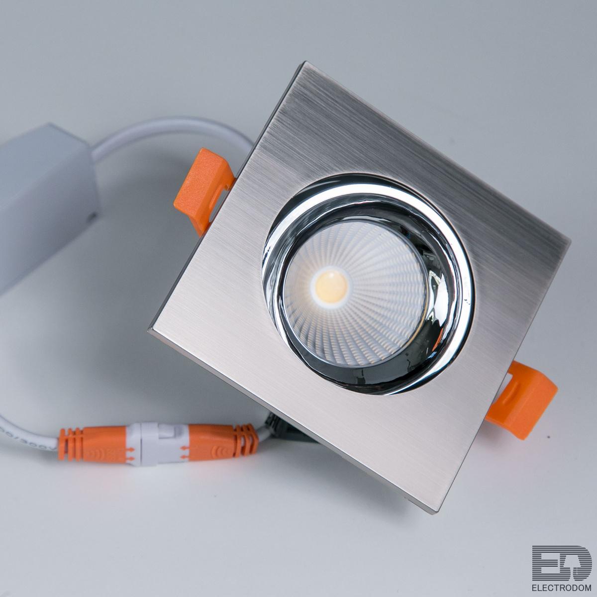 Встраиваемый светильник Citilux Альфа CLD001KNW5 Хром матовый - цена и фото 4