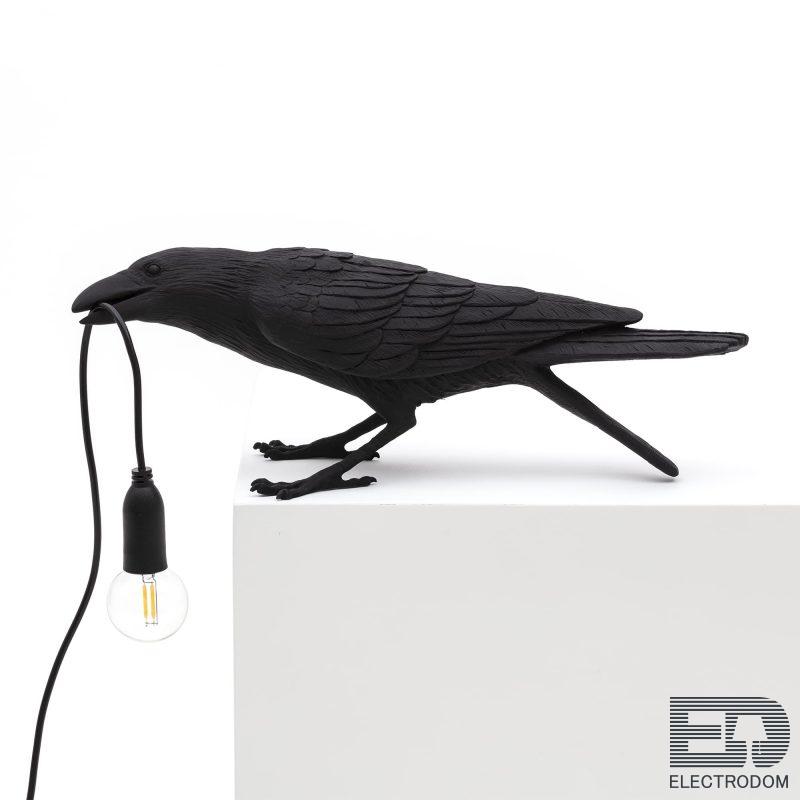 Настольная лампа Seletti Bird Lamp Black Playing designed by Marcantonio Raimondi Malerba Loft Concept 43.14736 - цена и фото
