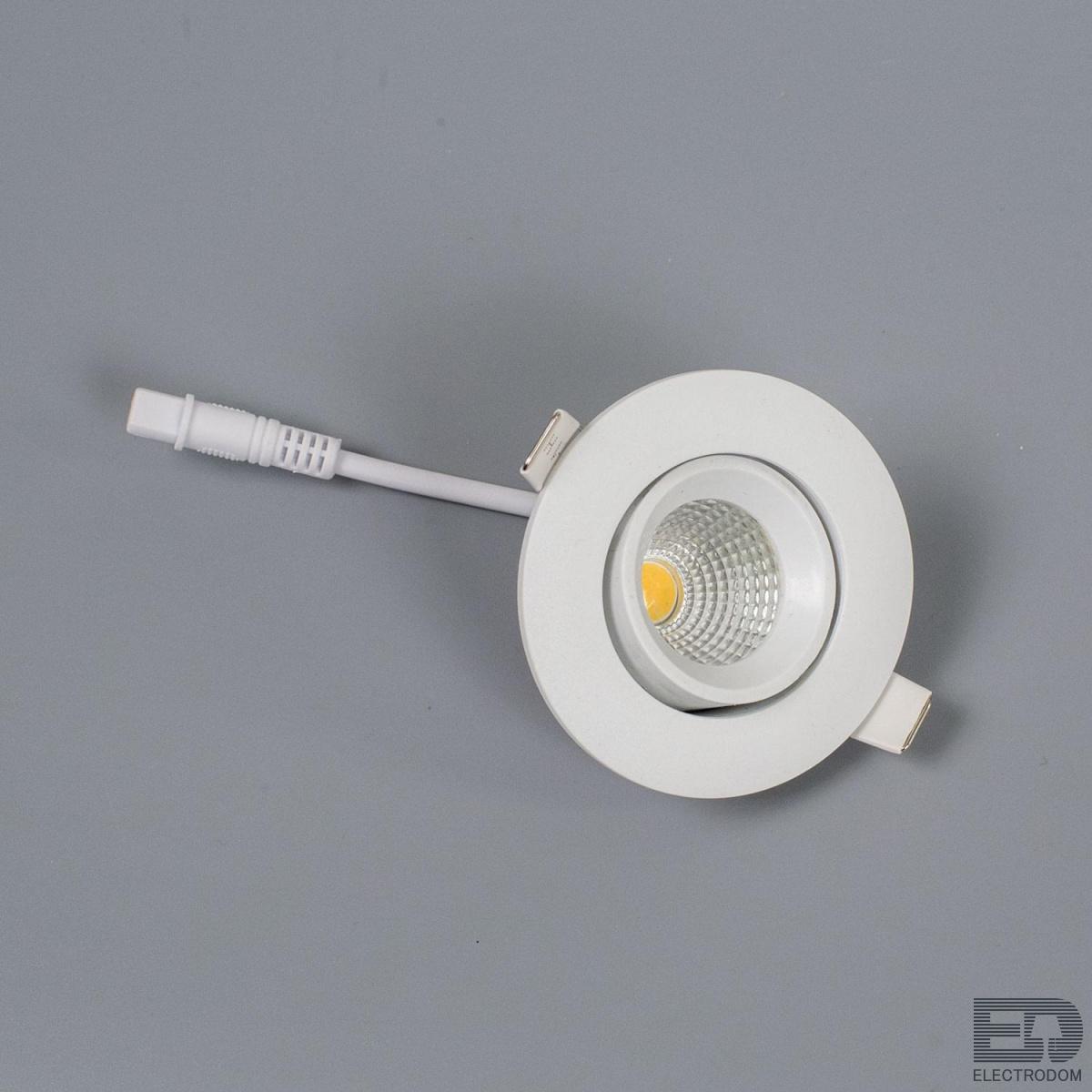 Встраиваемый светильник светодиодный Citilux Каппа CLD0053W Белый - цена и фото 3