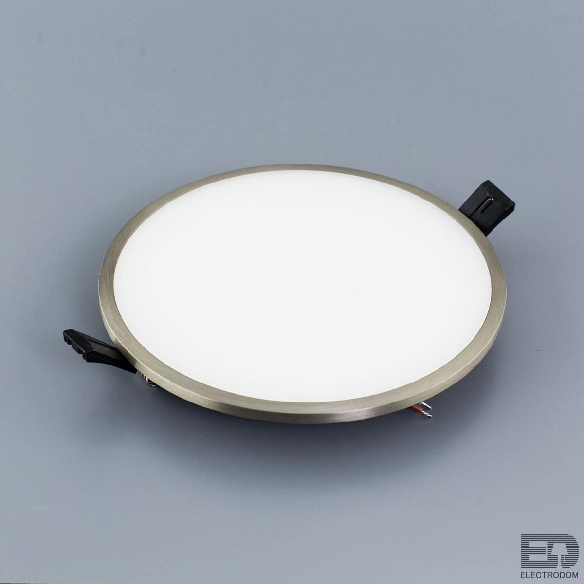Встраиваемый светильник светодиодный с диммером Citilux Омега CLD50R221 Хром Матовый - цена и фото 5