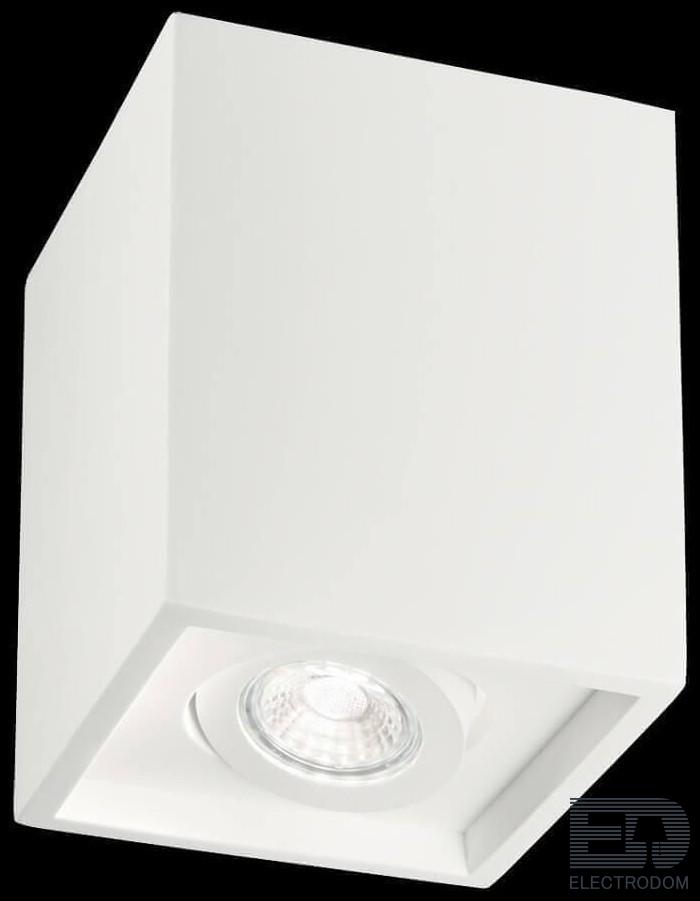 Потолочный светильник Ideal Lux Oak PL1 Square Bianco 150468 - цена и фото 2